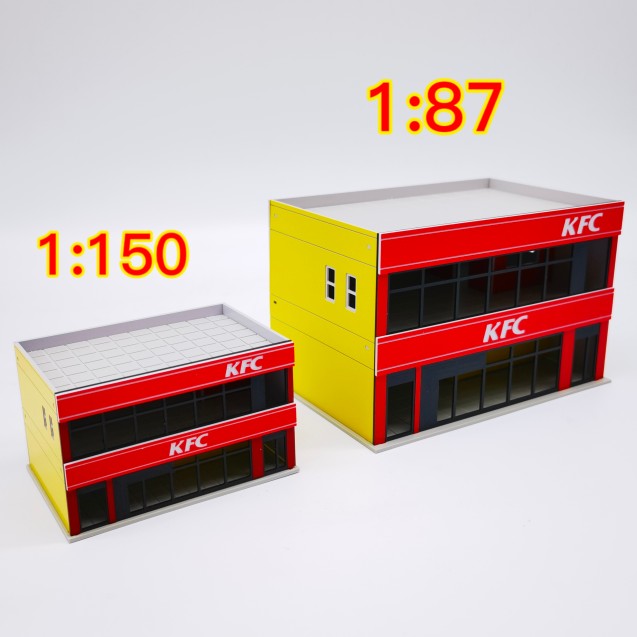 1:87 HO超精细拼装塑料行政楼：迷你世界的办公圣地！