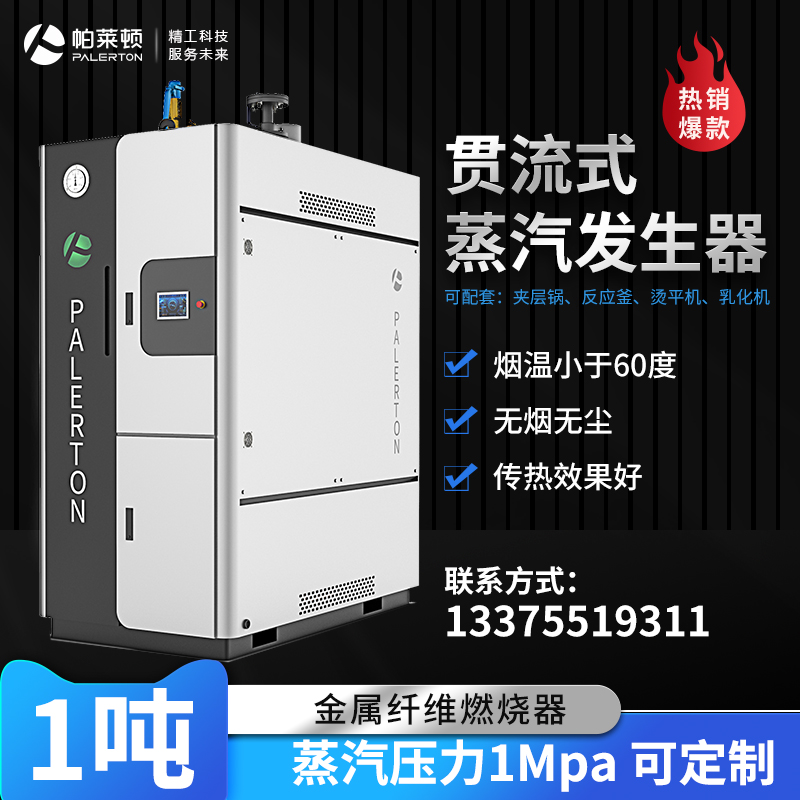 帕莱顿天燃气蒸汽发生器：商用全预混低氮环保，液化气蒸汽锅炉新选择