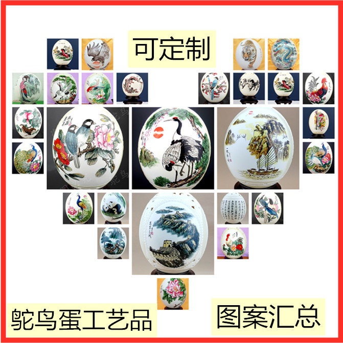 鸵鸟蛋雕：创意艺术品，定制图案，馈赠亲友的不二之选！