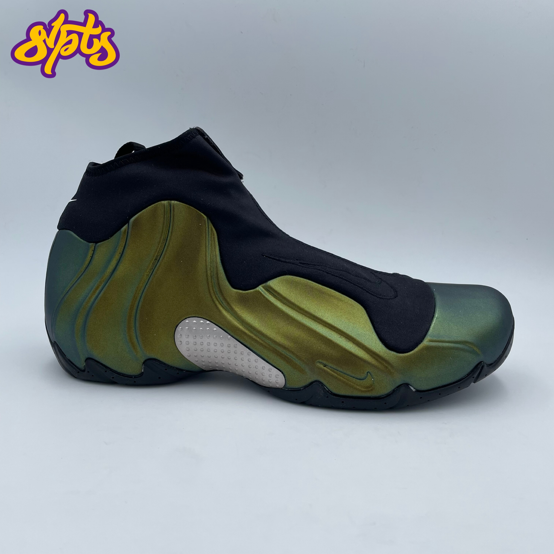 Nike Air Flightposite 1 风1 白黑中帮复古篮球鞋：经典再现，潮流新宠！
