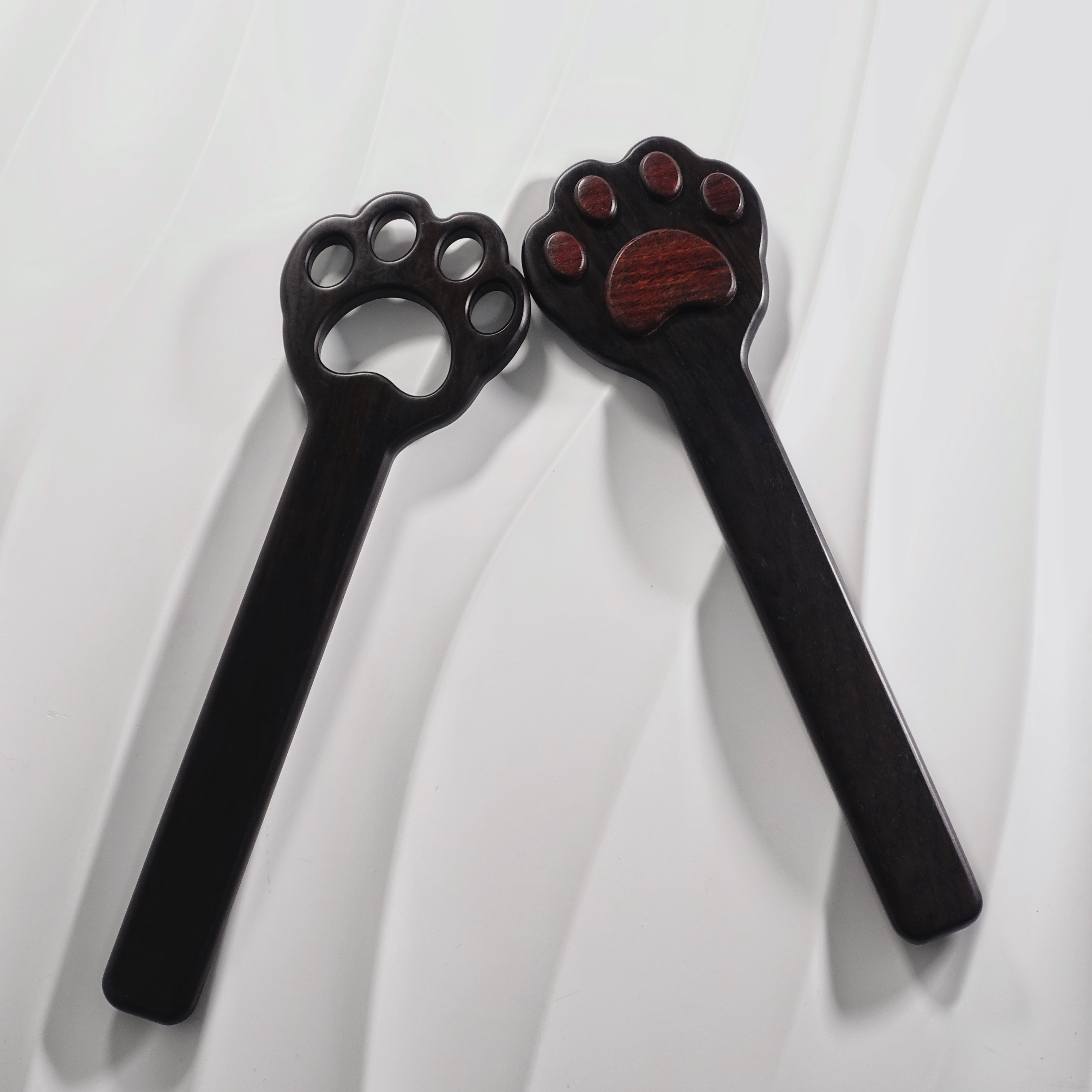 SP工具木猫紫光檀镂空实木戒尺礼物 新中式木猫爪拍，古韵新意，传承匠心！