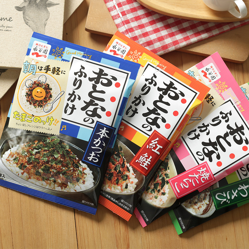 永谷园海苔拌饭料：日式风味大挑战，5种口味全解析！