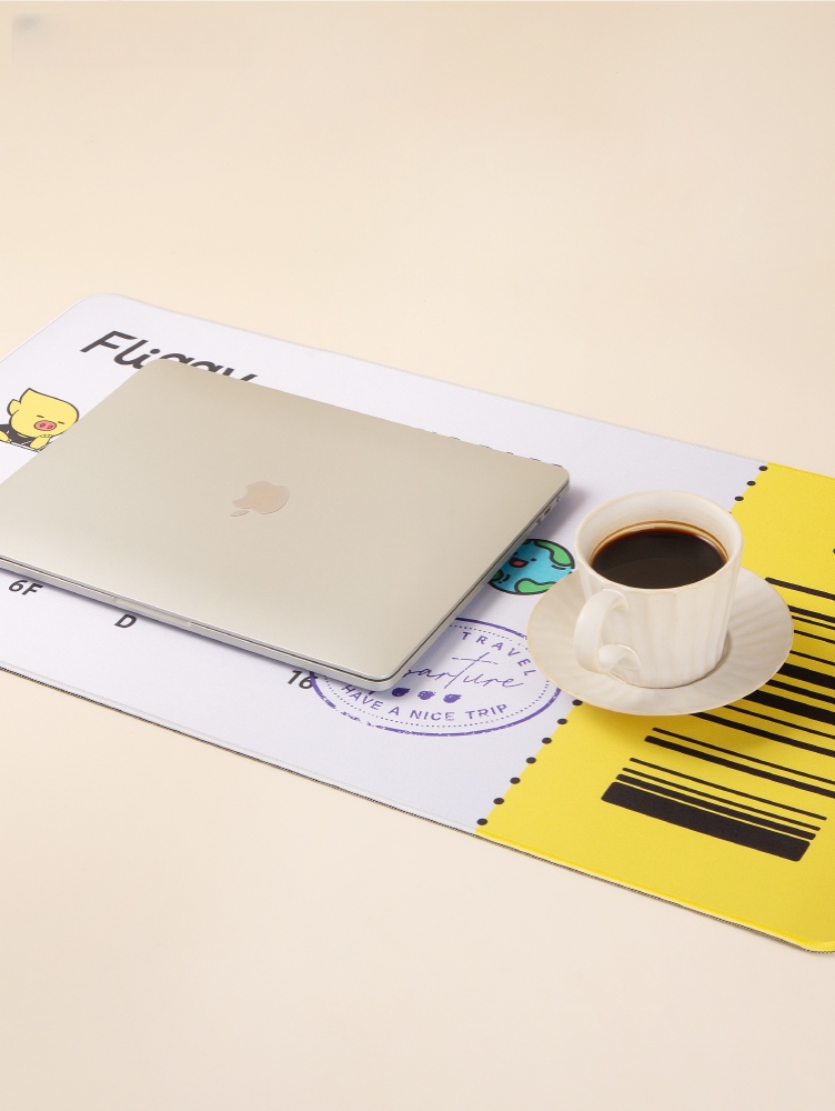 【飞猪线下门店专属】飞猪鼠标垫：解锁桌面新风尚，办公游戏两不误！