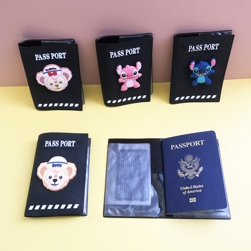 韩版卡通皮卡丘护照保护套：萌力全开，出行必备！ Pikachu Passport Case