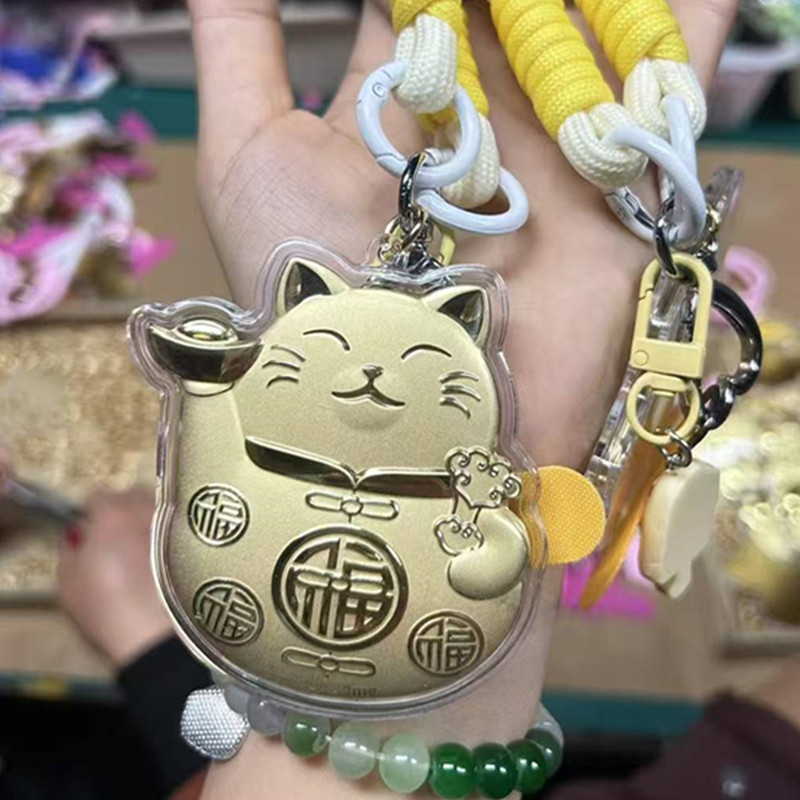 黄金挂饰平安喜乐：足金999，送给女友的完美生日礼物！