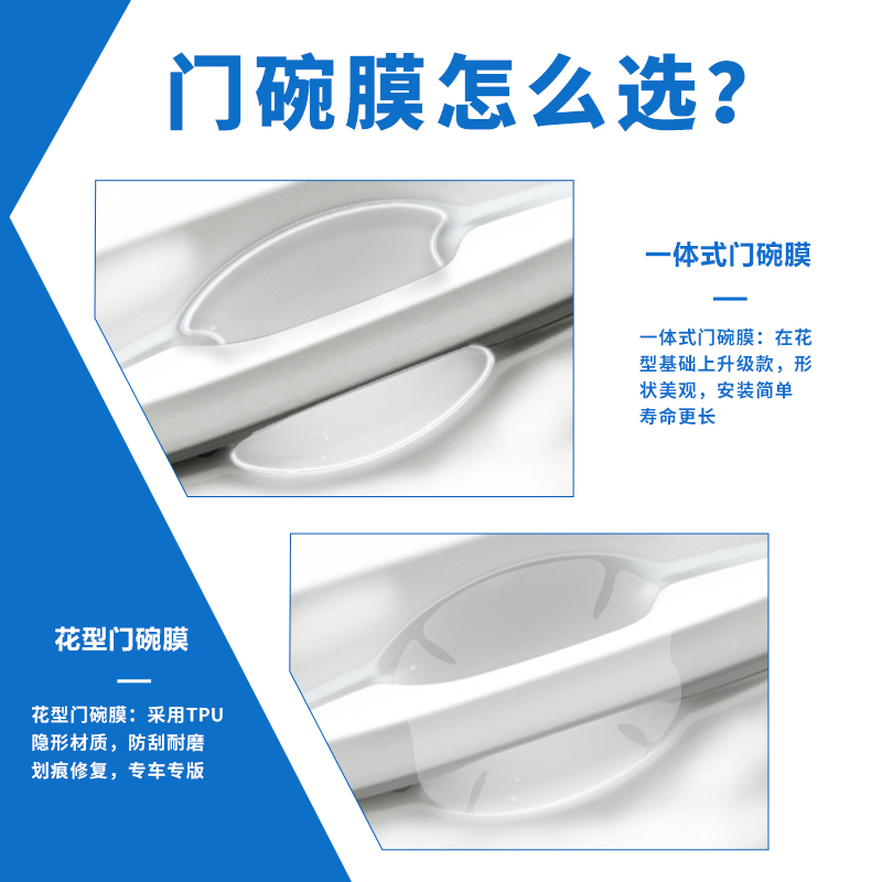 坦克500专用门碗贴，隐形车门把手贴，保护膜防刮蹭，Hi4T汽车改装必备神器！✨