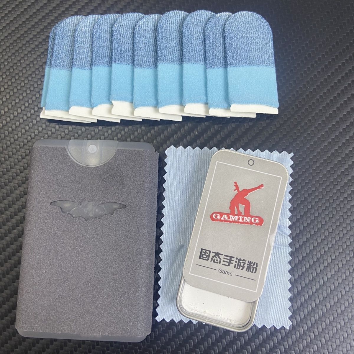 指套新款蔚蓝桃粉超薄双拼电竞透气灵敏丝滑防汗游戏专用王者，让你的游戏体验再升级！