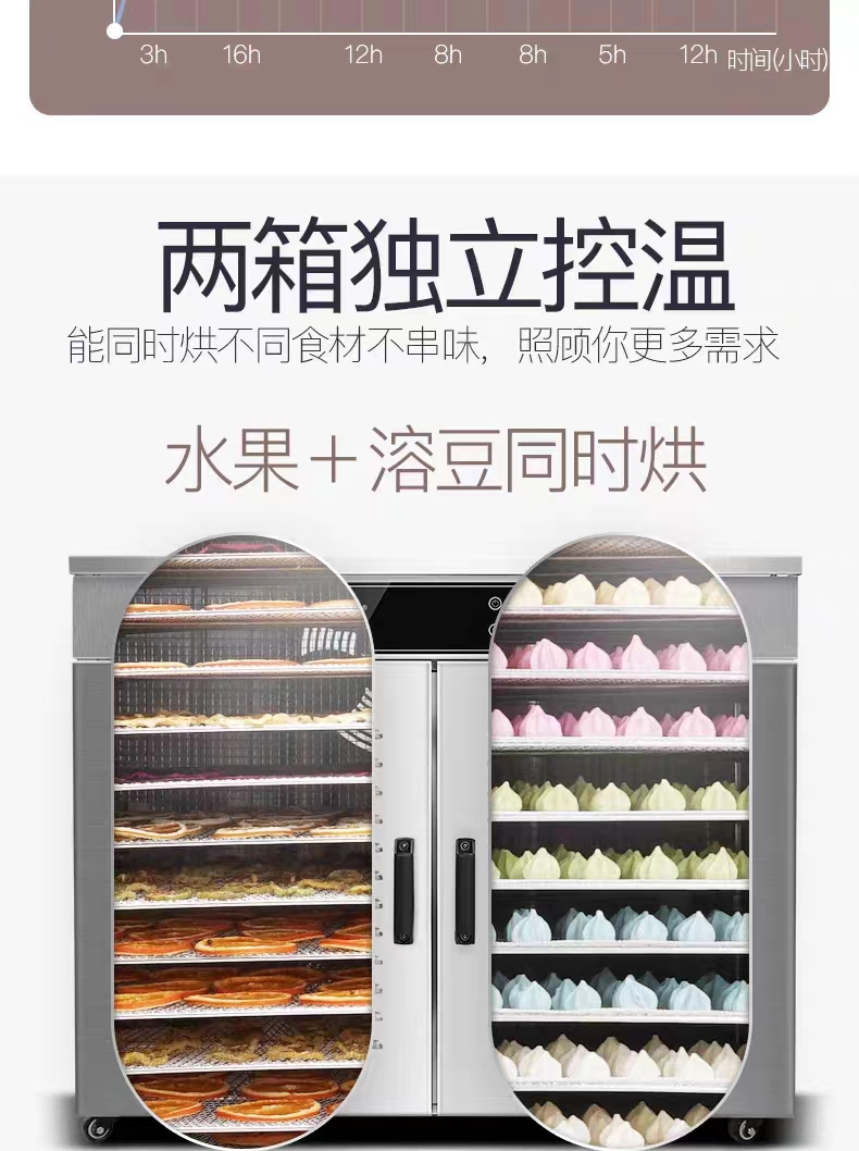 新款大型羊肚菌烘干机，家庭商用两相宜，美食烘干新体验！