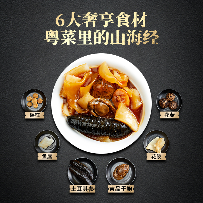 和苑酒家总裁硬核滋补套餐，鲍鱼佛跳墙海参，家宴必备礼盒预制菜✨