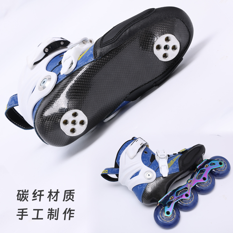 JU-F儿童碳纤维轮滑鞋：专业教练推荐，孩子溜冰必备神器！✨
