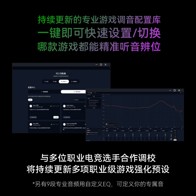 预售水月雨Rays光束EQ调音Al降噪电竞游戏耳机Type-C，开启你的听觉盛宴！