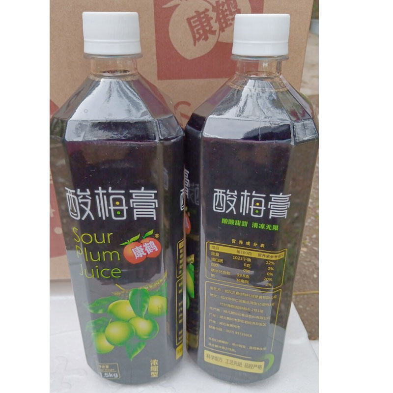 康鹤酸梅膏1500克/瓶：解渴神器，夏日必备！