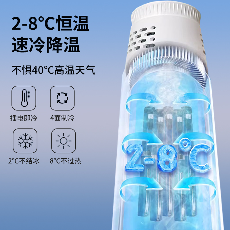 便携式胰岛素冷藏盒真香！随身带药神器，充电制冷杯太贴心了！
