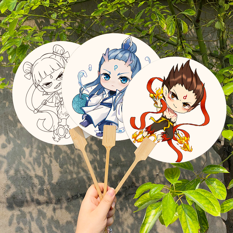 哪吒扇子：夏日必备，魔童闹海的清凉神器！✨