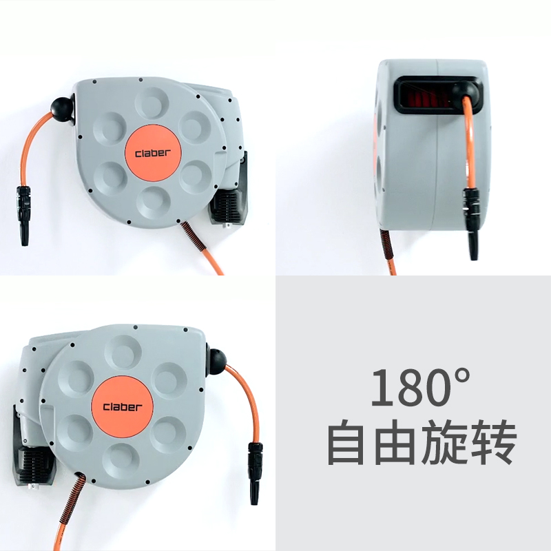 自动伸缩回收卷管器太香了！浇花神器+收纳神器，懒人必备