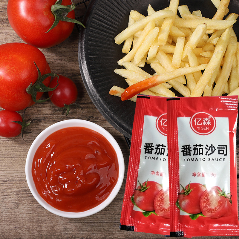 新疆番茄酱小包9gX600包！商用家用都香爆！这波囤货不亏！