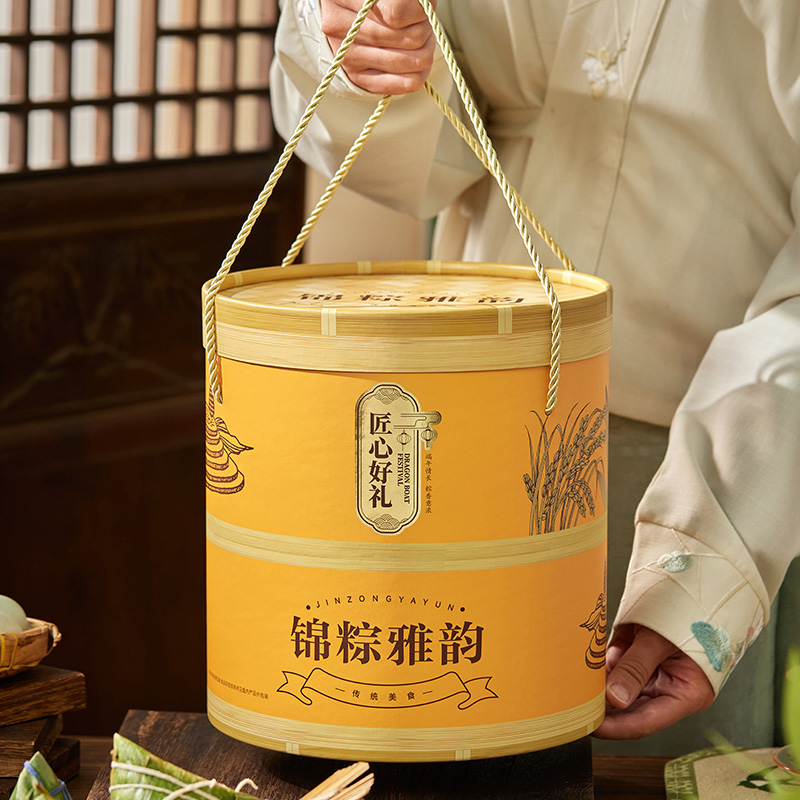 三珍斋嘉兴粽子礼盒装：端午必备，高档蛋黄鲜肉粽，企业员工福利新选择！