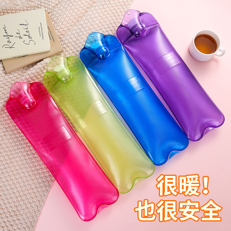 长条热水袋仿兔毛布套：冬季保暖神器，给你温暖拥抱！