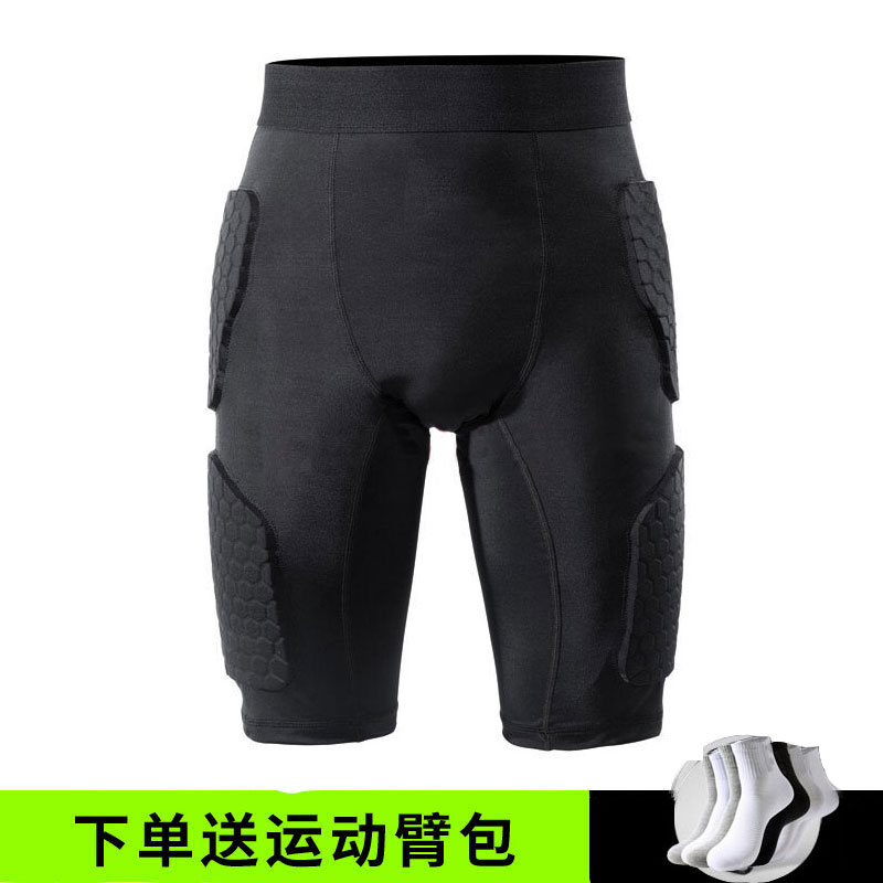 科比同款！篮球护膝防撞短袖蜂窝运动护具全套装备，训练背心短裤，男装必备