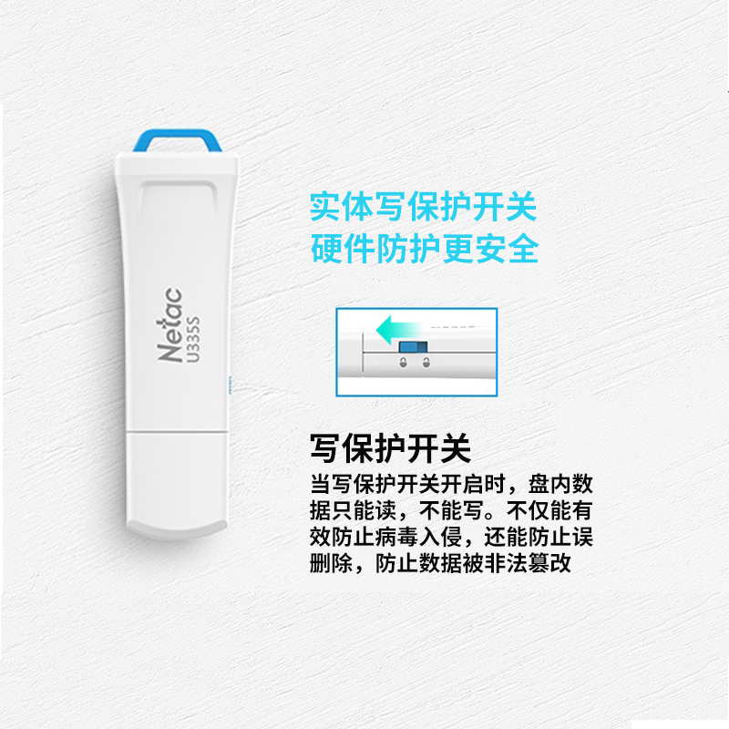 写保护开关防删防毒纯净系统U盘：告别电脑烦恼，安全无忧！️