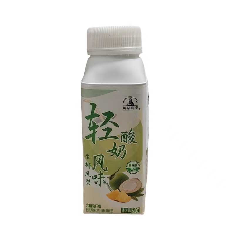 光明莫斯利安生椰凤梨轻风味蓝莓西梅酸奶，解密这瓶神秘果味的酸奶宝藏！