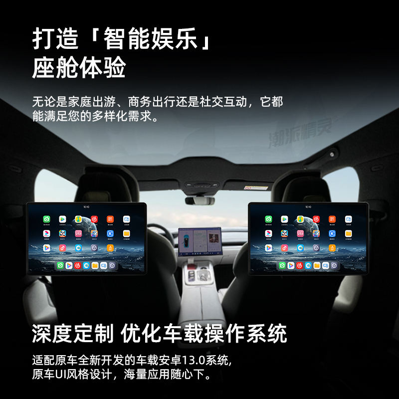 通用型汽车头枕显示器：让长途旅行变成私人影院！