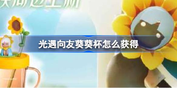 光遇向友葵葵杯怎么获得 光遇向友葵葵杯周边介绍