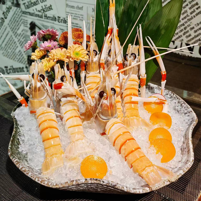 创意酒店餐具盘饰：熊猫翠竹海鲜馆刺身拼盘点缀，打造美食艺术盛宴！️