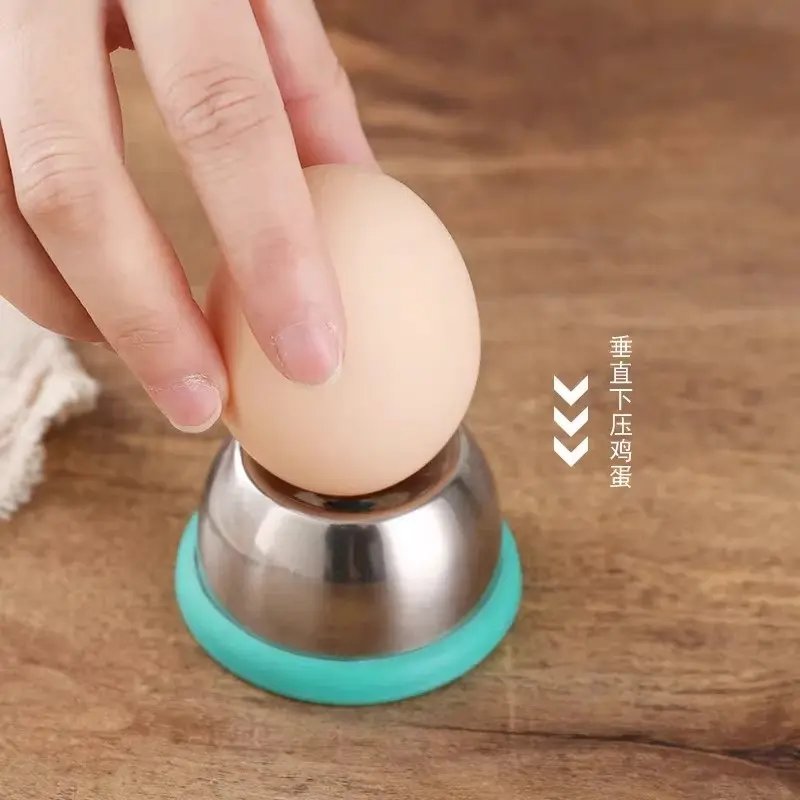 煮鸡蛋不破！这个打孔器太绝了！304不锈钢刺蛋器实测分享