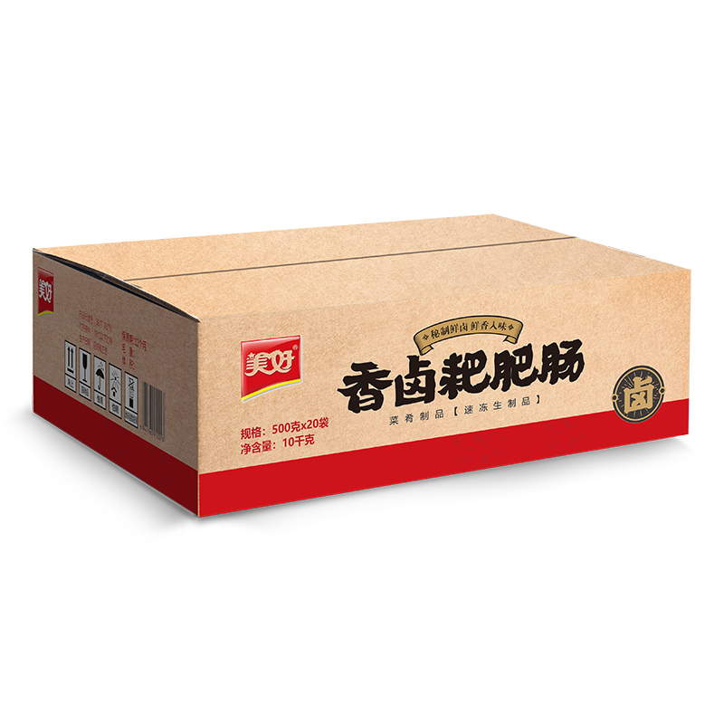 美好白水肥肠1kg：麻辣烫冒菜火锅的灵魂食材，让你的味蕾大呼过瘾！