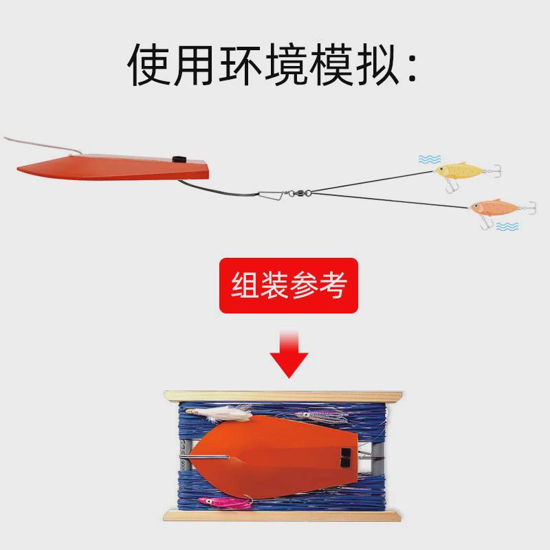 船钓分水板深海拖钓潜水版，解锁海钓新姿势！