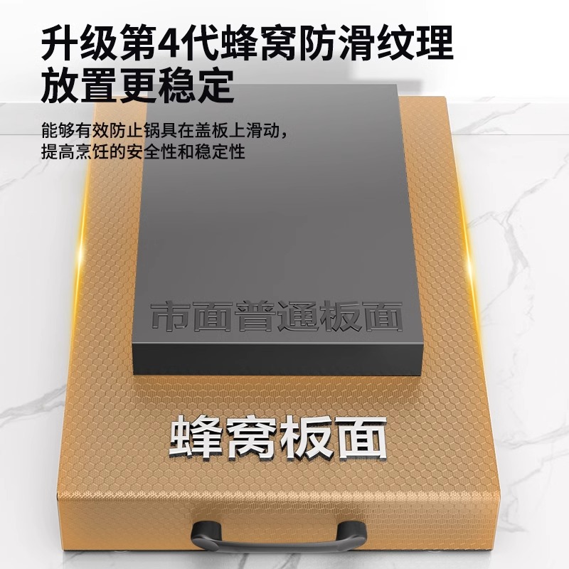 厨房神器大揭秘：燃气灶盖板罩+煤气灶遮挡板+电磁炉支架=完美厨房助手！