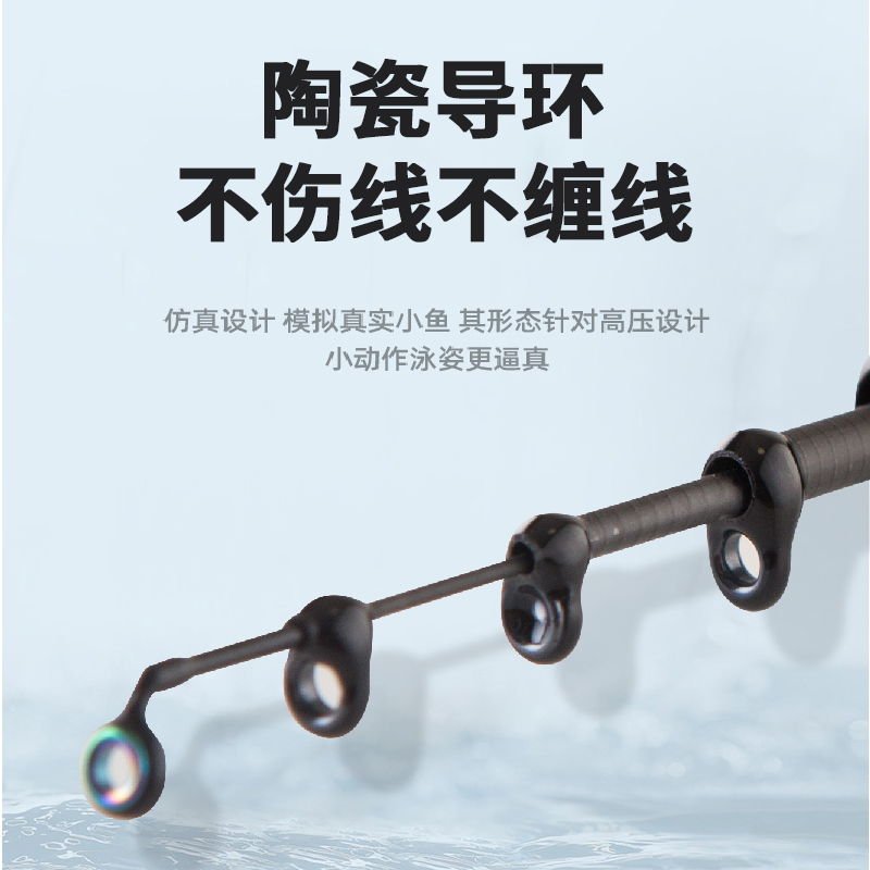 谷麦逗钓竿三定位不剪线前打竿28调超轻超硬手竿车盘：钓鱼新手必备神器，溪流钓法新体验！