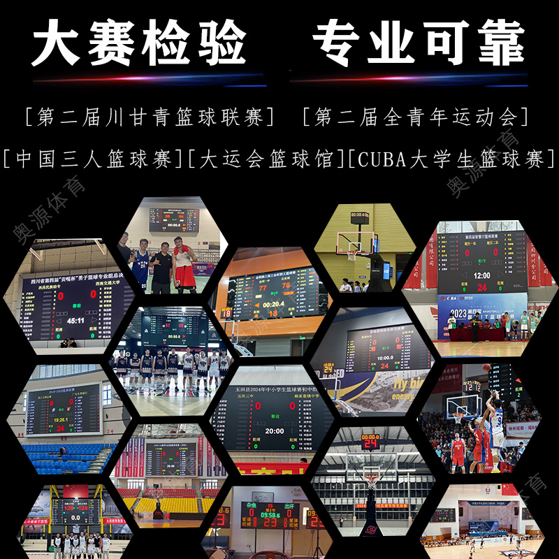 篮球比赛电子记分牌：全能计分神器，赛场必备！