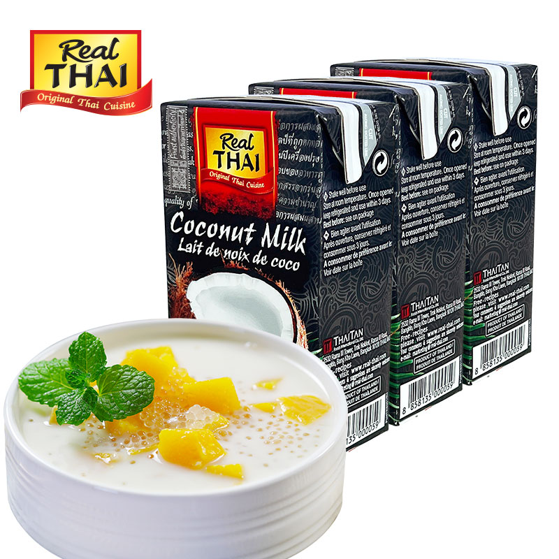 泰国丽尔泰椰浆0添加剂！奶茶咖啡甜品都靠它，好喝到停不下来！！