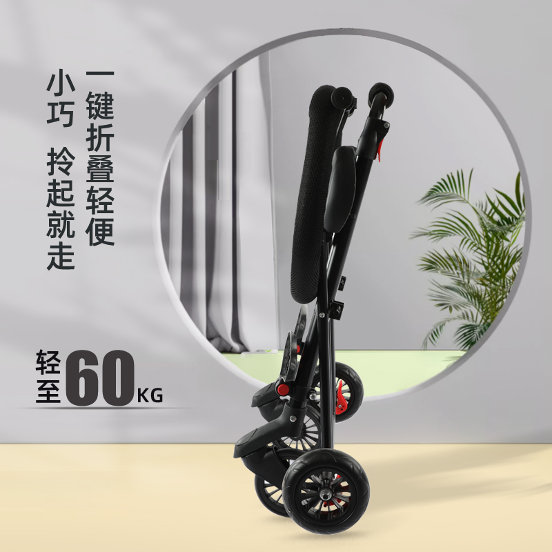 小虎子T28大童手推车：5岁以上宝宝旅行溜娃神器，10岁以上可折叠，带娃出行必备良品！