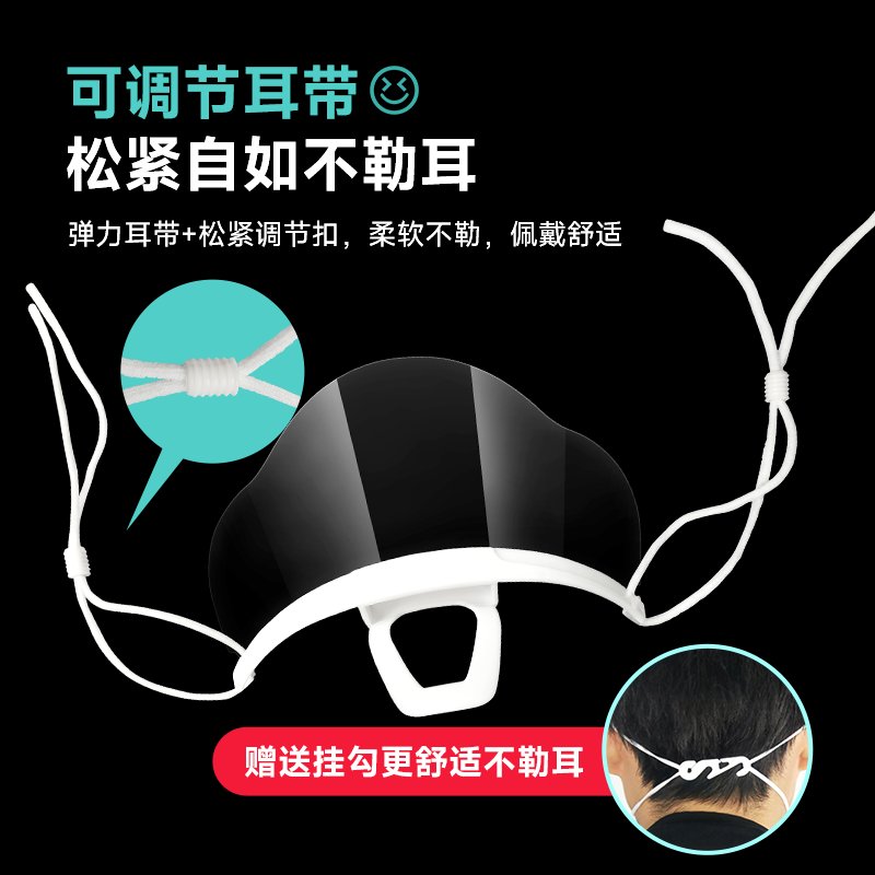 透明口罩餐饮专用：微笑服务，安全第一，如何选择适合的食品塑料面罩？