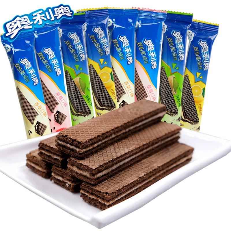 奥利奥威化饼干：双心脆散装多口味，儿童小零食界的顶流！