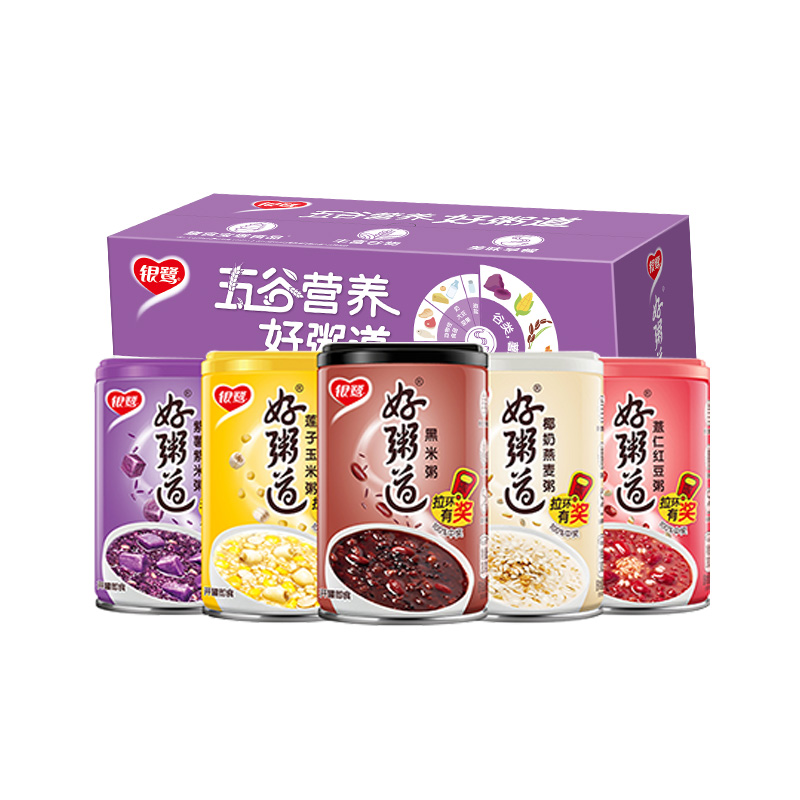 银鹭八宝粥好粥道椰奶燕麦粥：你的早餐新宠，一口开启元气满满的一天！