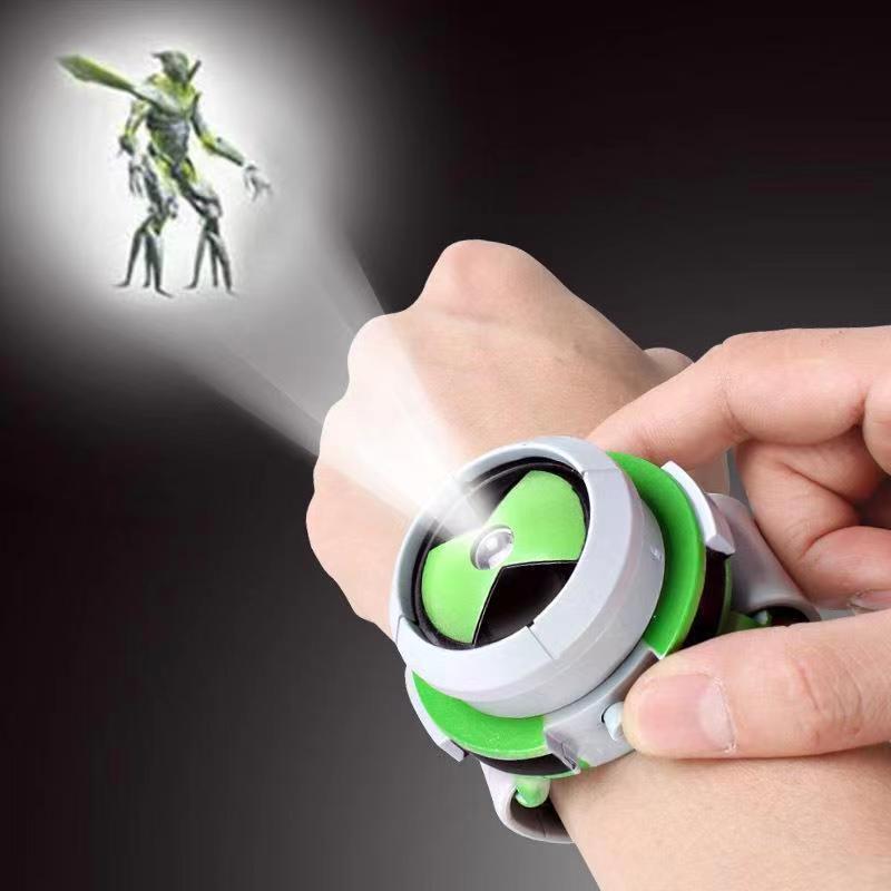 Ben10投影变身金刚手表！OMNITRI少年骇客儿童玩具，一秒变超人！