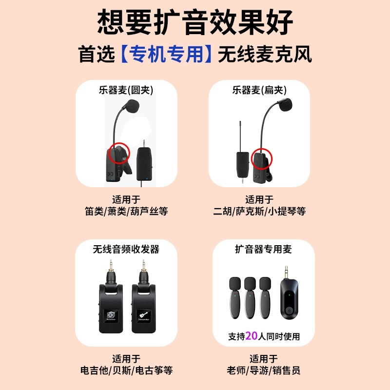 280度灵活旋转C-01电吉他无线拾音器：音乐自由，无拘无束