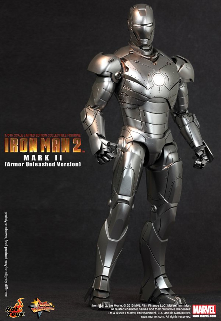 Hot Toys钢铁侠Mark 2 MK2 2.0：收藏级钢铁侠模型的终极进化！