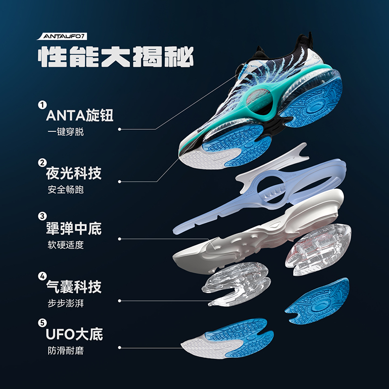 安踏儿童UFO7.0：秋季新宠，给孩子最强劲弹力的运动鞋！✨