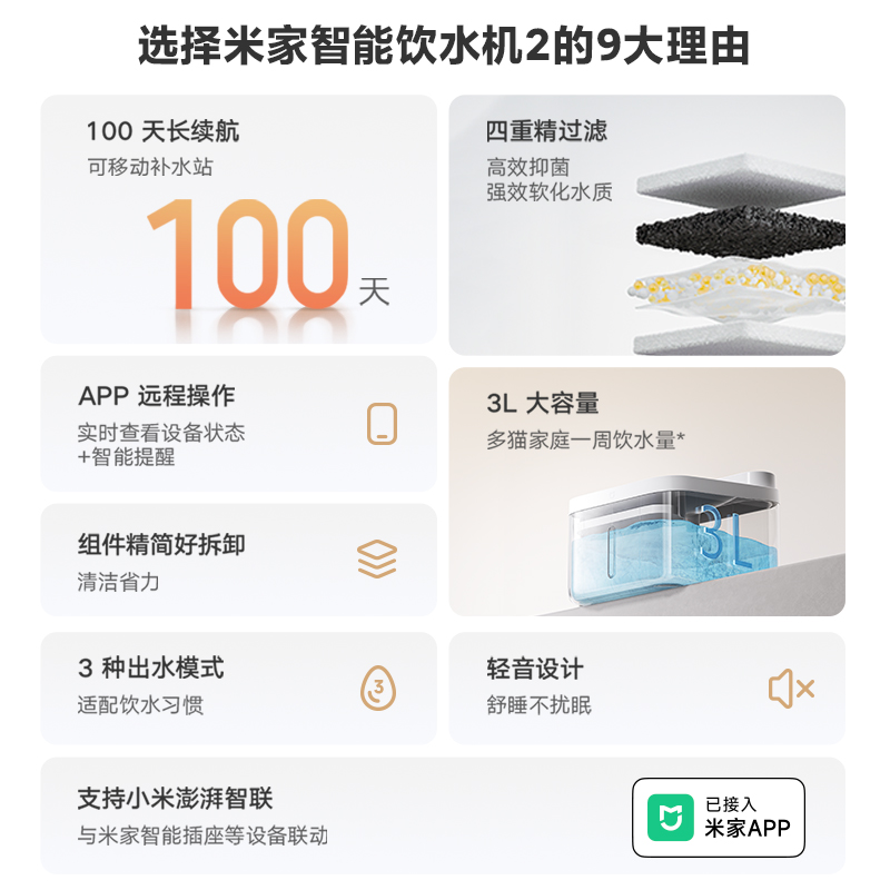 小米米家智能宠物饮水机2：给喵星人狗狗的专属“水吧”