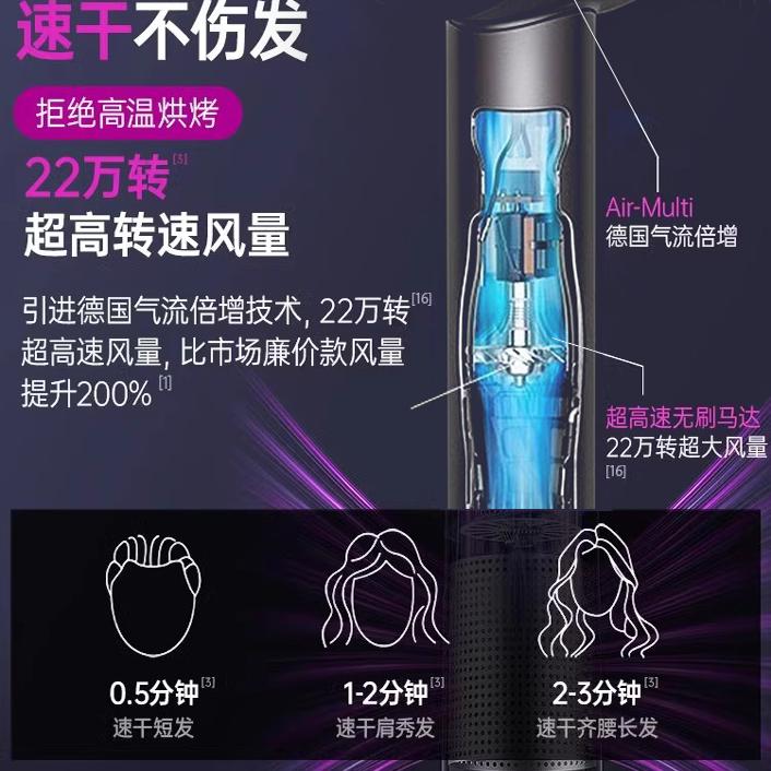 华强北无叶吹风机：超新技术护发神器，110V大风力，理发店同款在家也能享受！