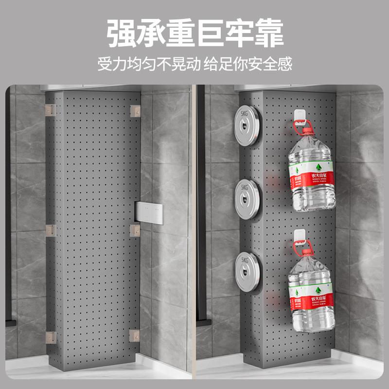 厨房神器来了！燃气管道遮丑板+洞洞板，颜值爆表还超实用
