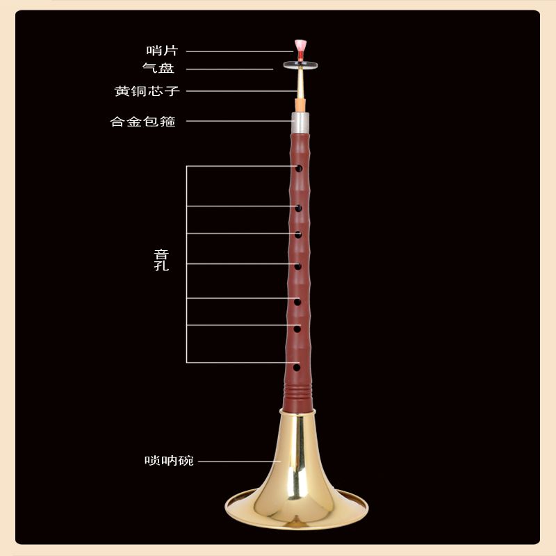 百年老红木唢呐到底值不值得买？专业演奏神器+收藏级神器！这波不冲亏麻了