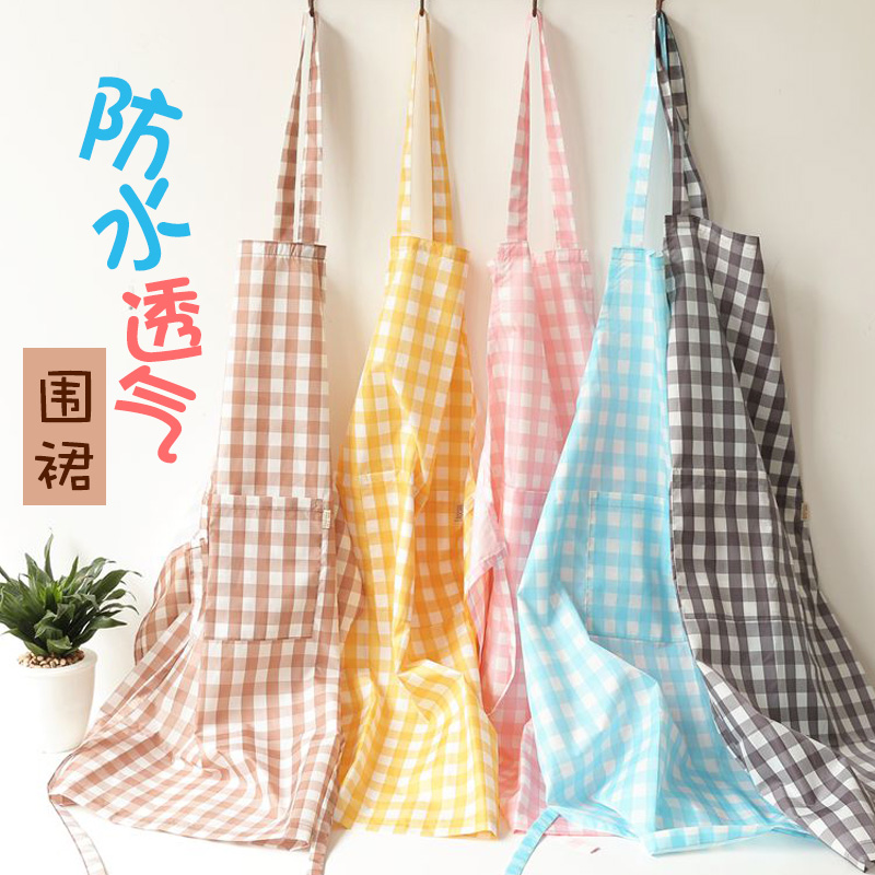 日系韩版厨房围裙：防水防油，让烹饪变成时尚秀场！