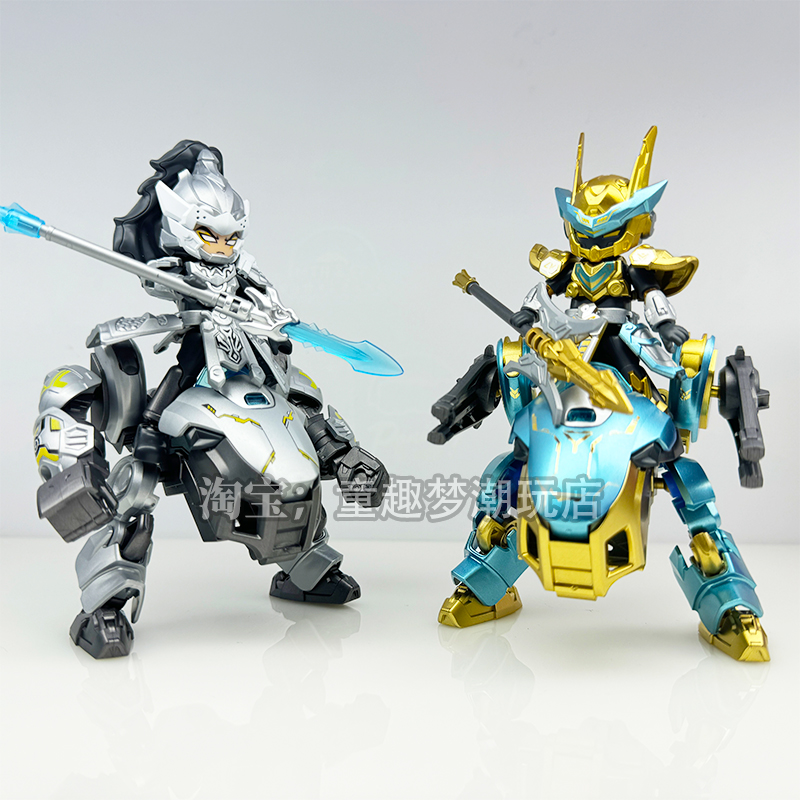 布鲁可英雄无限积木人星光版第五弹将星争霸马超玩具，儿童拼装克5，激发无限创意！