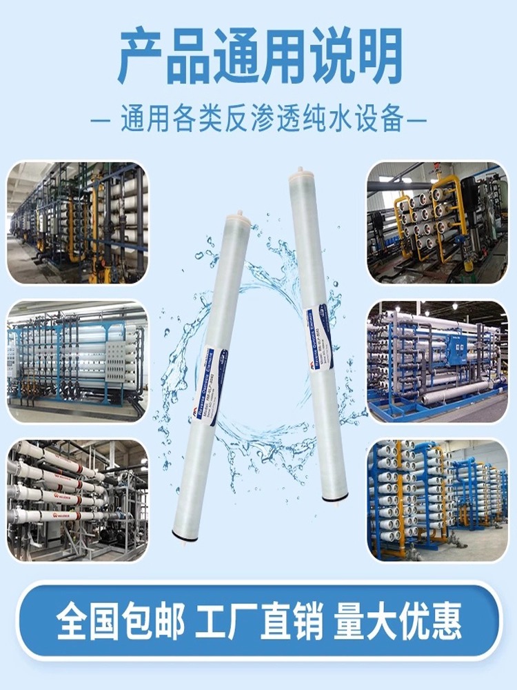 4040反渗透膜怎么选？8040/6040/抗污染膜全解析！